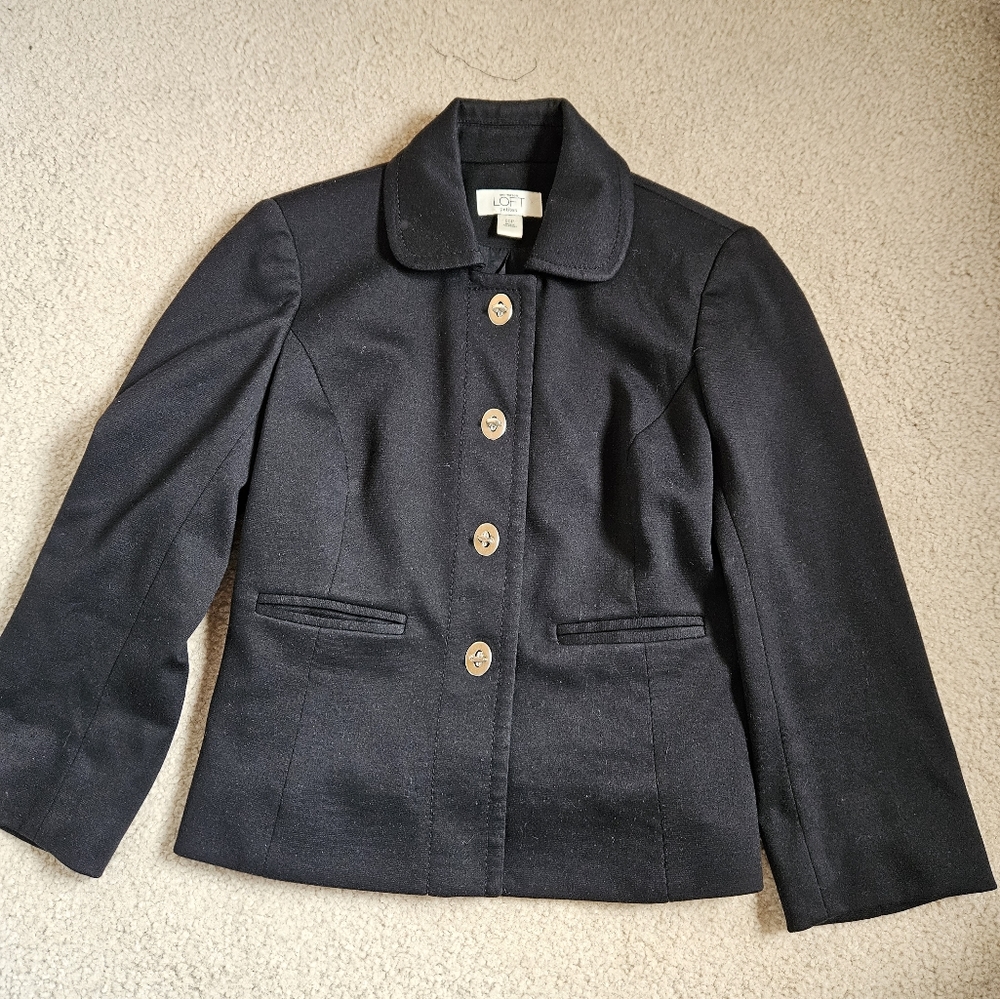 Loft Petites Blazer Black
